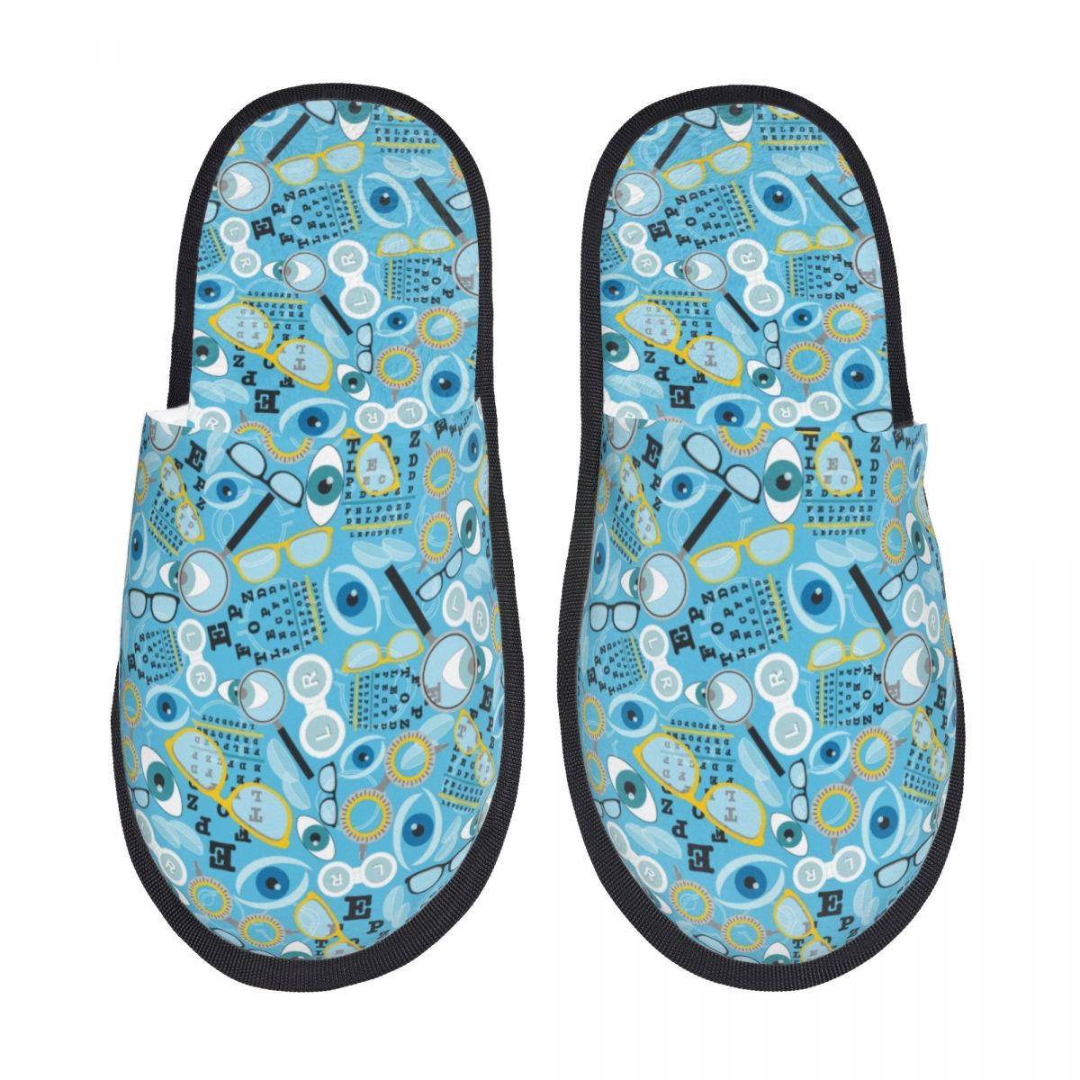 Shoes Women Chart - Домашние тапочки Custom Clear Vision Eye