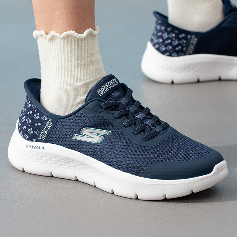 Women Shoes Skechers - Skechers 125525-NVY Женские слипоны для ходьбы