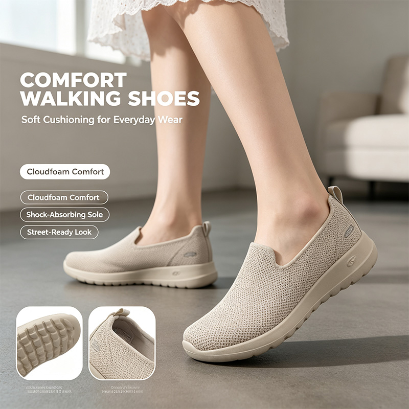 Women Shoes Skechers - Оригинальные женские слипоны Skechers Go Walk,