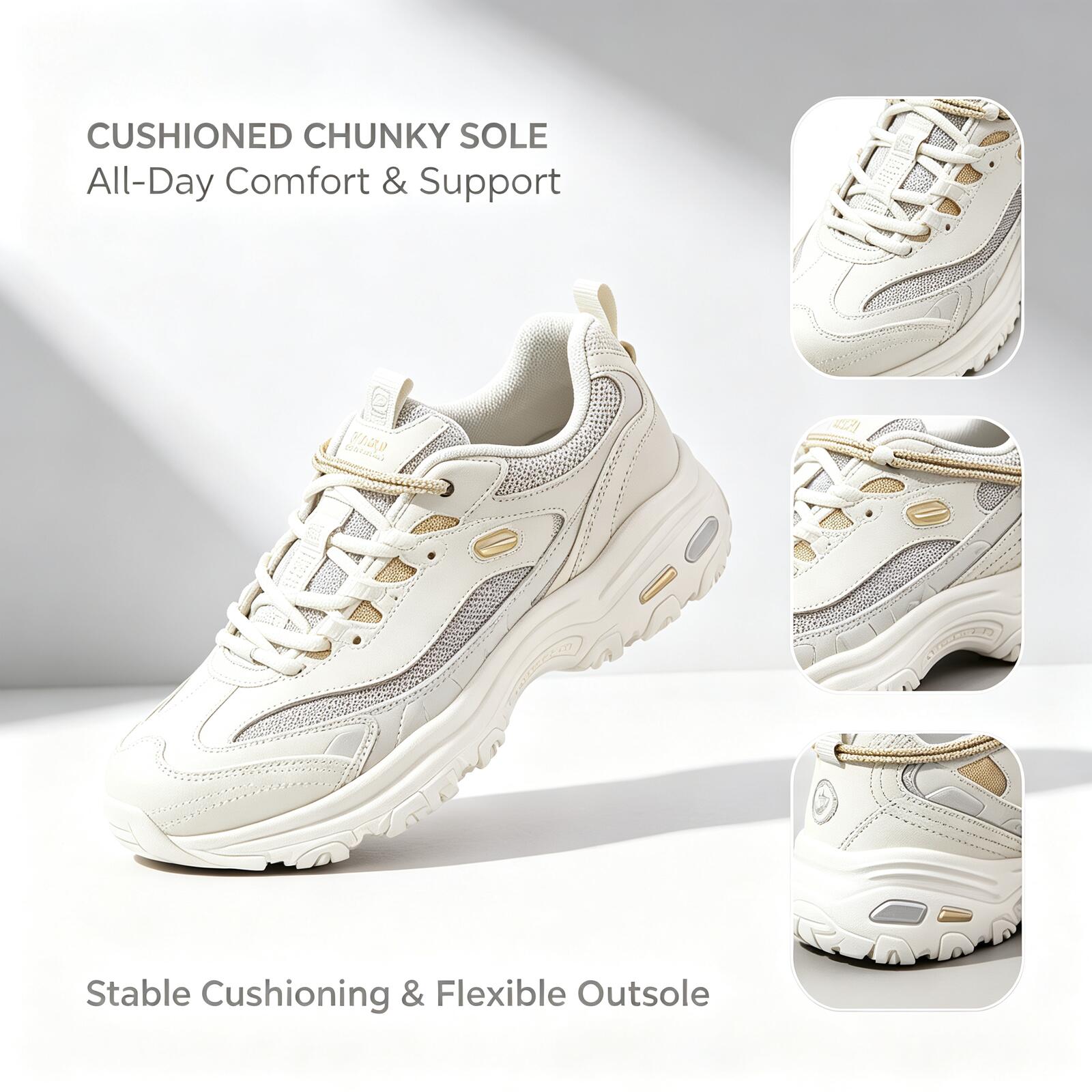 Women Shoes Skechers - Новые женские кроссовки Skechers D'Lites 1.0