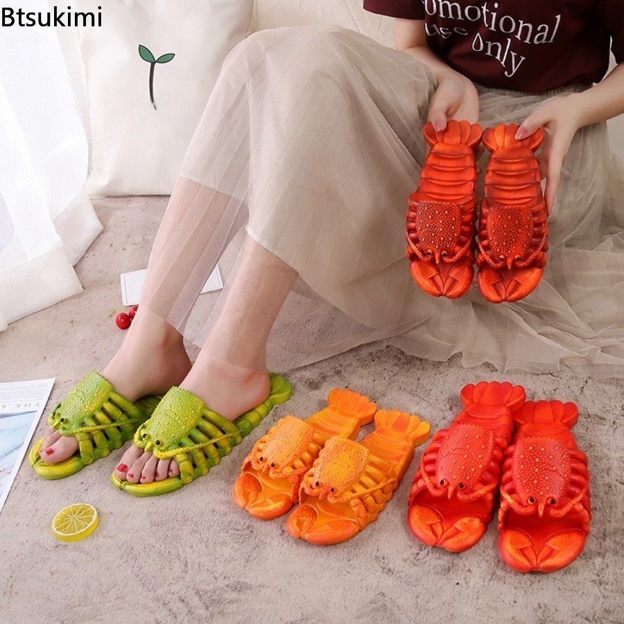 Women'S Shoes To Men'S Size - Новые летние шлепанцы 2026 с мультяшным