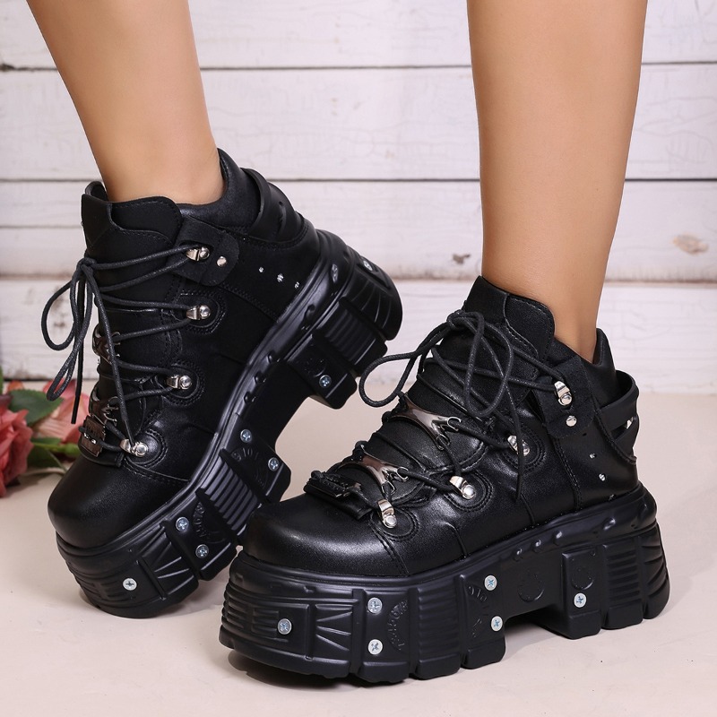 Suede Ankle Boot - Новые женские туфли в стиле панк