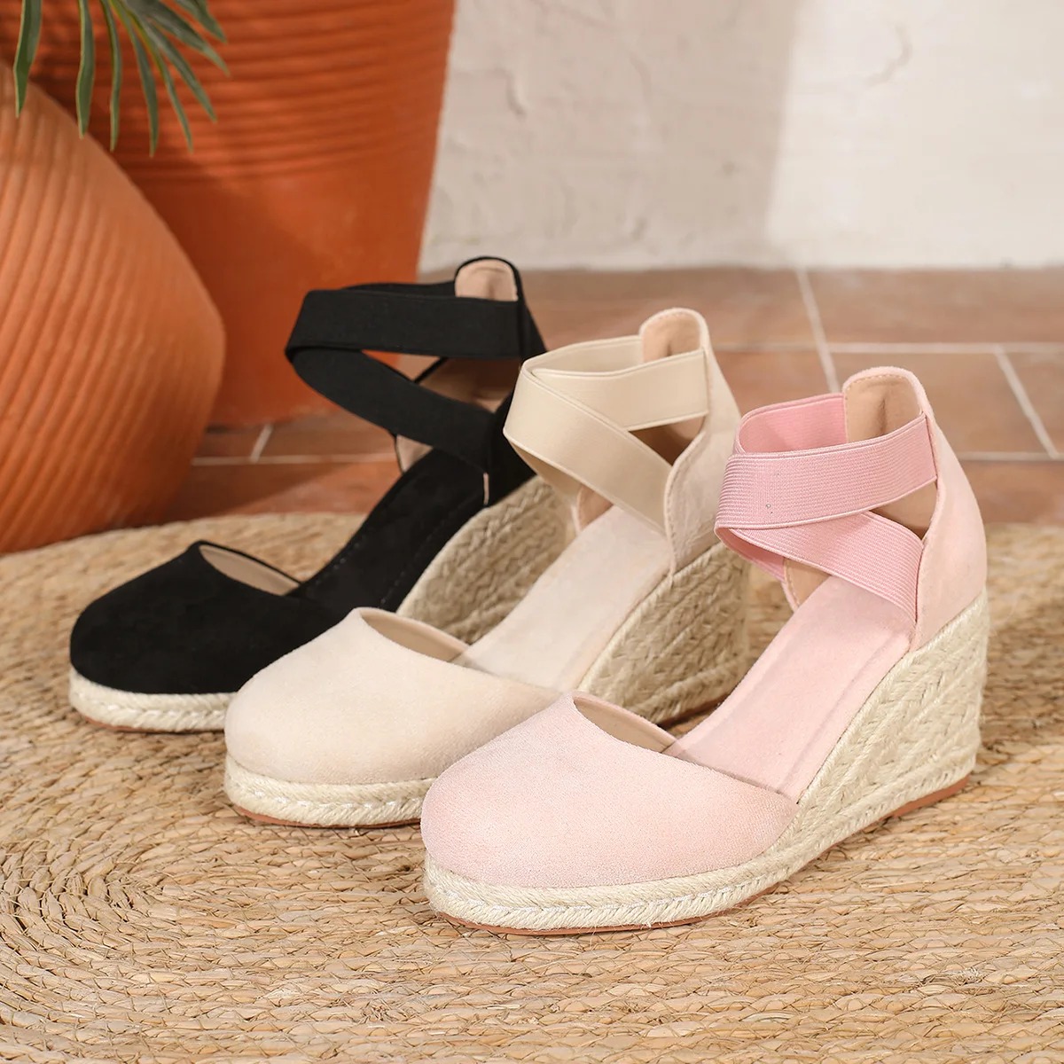 Женские эспадрильи на танкетке – обзор и цена Espadrille Wedge Shoes