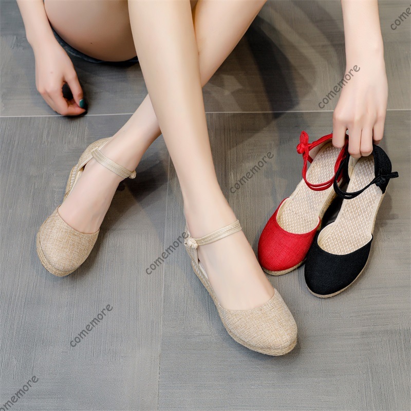 Босоножки Comemore, летняя обу – обзор и цена Espadrille Wedge Shoes