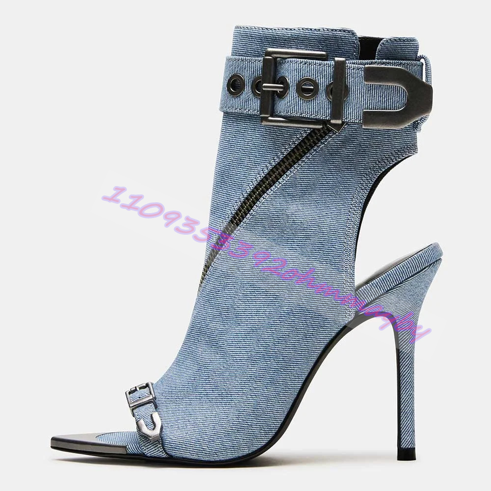 Летние синие джинсовые ботильо – обзор и цена Suede Ankle Boot