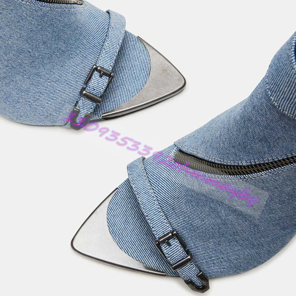 Летние синие джинсовые ботильо – обзор и цена Suede Ankle Boot