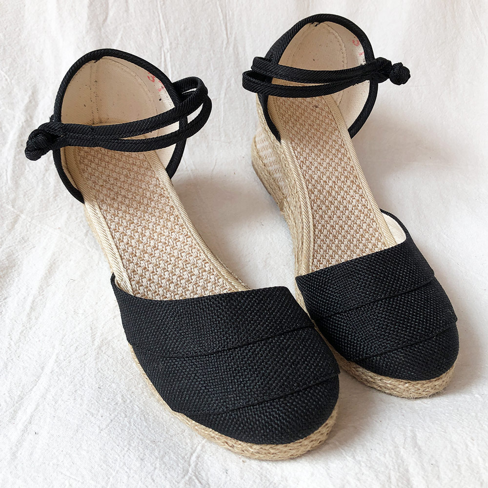 Veowalk лоскутные женские одно – обзор и цена Espadrille Wedge Shoes
